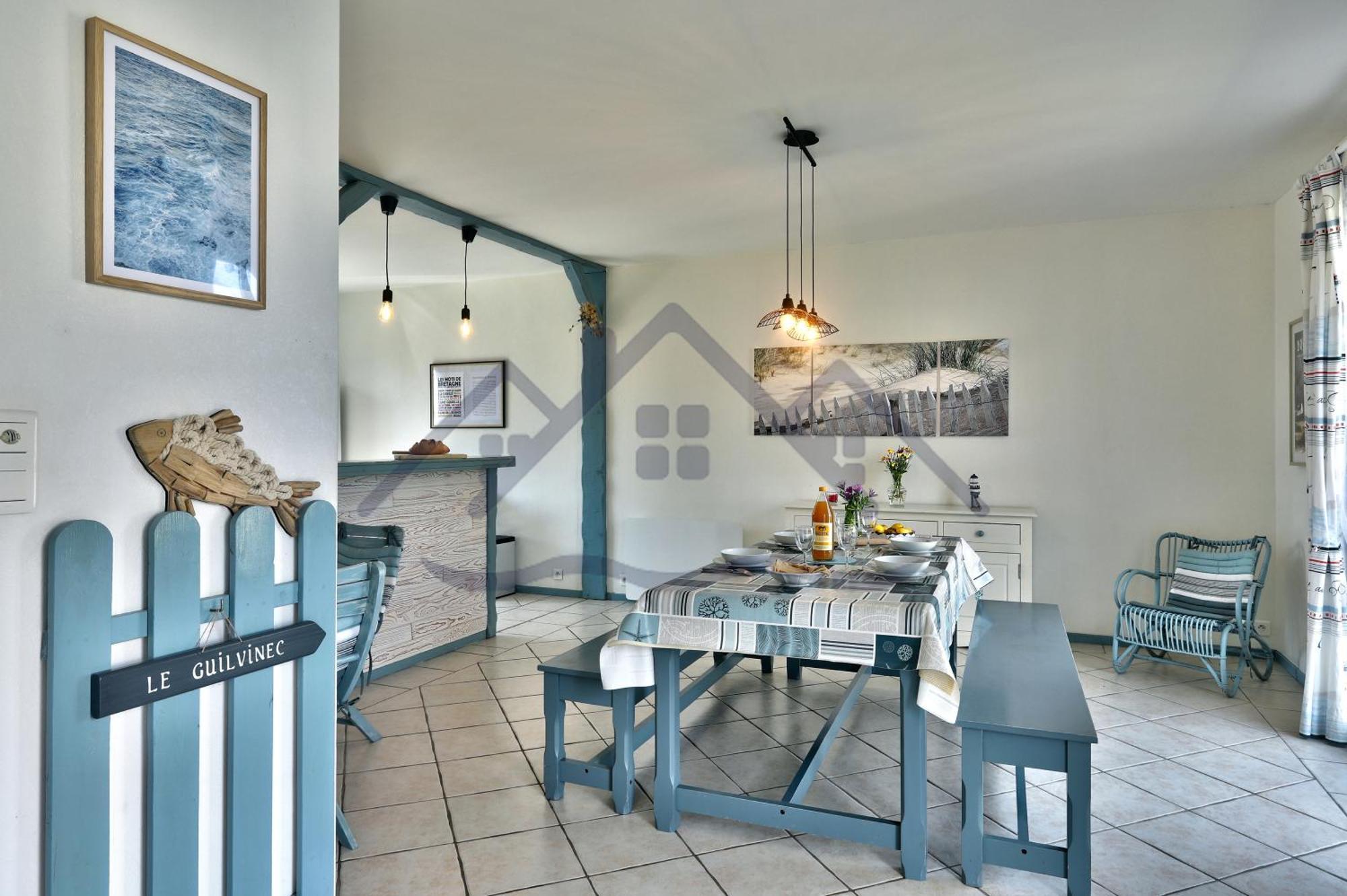 Localise - M3B - Souvenir Du Guil - Maison De Plain-Pied Avec Jardin Clos Au Guilvinec - Tout A Pied, Plages, Port, Centre, Commerces, Marche - Wif Inclus - Linge De Lit Inclus - Animaux Bienvenus Zewnętrze zdjęcie