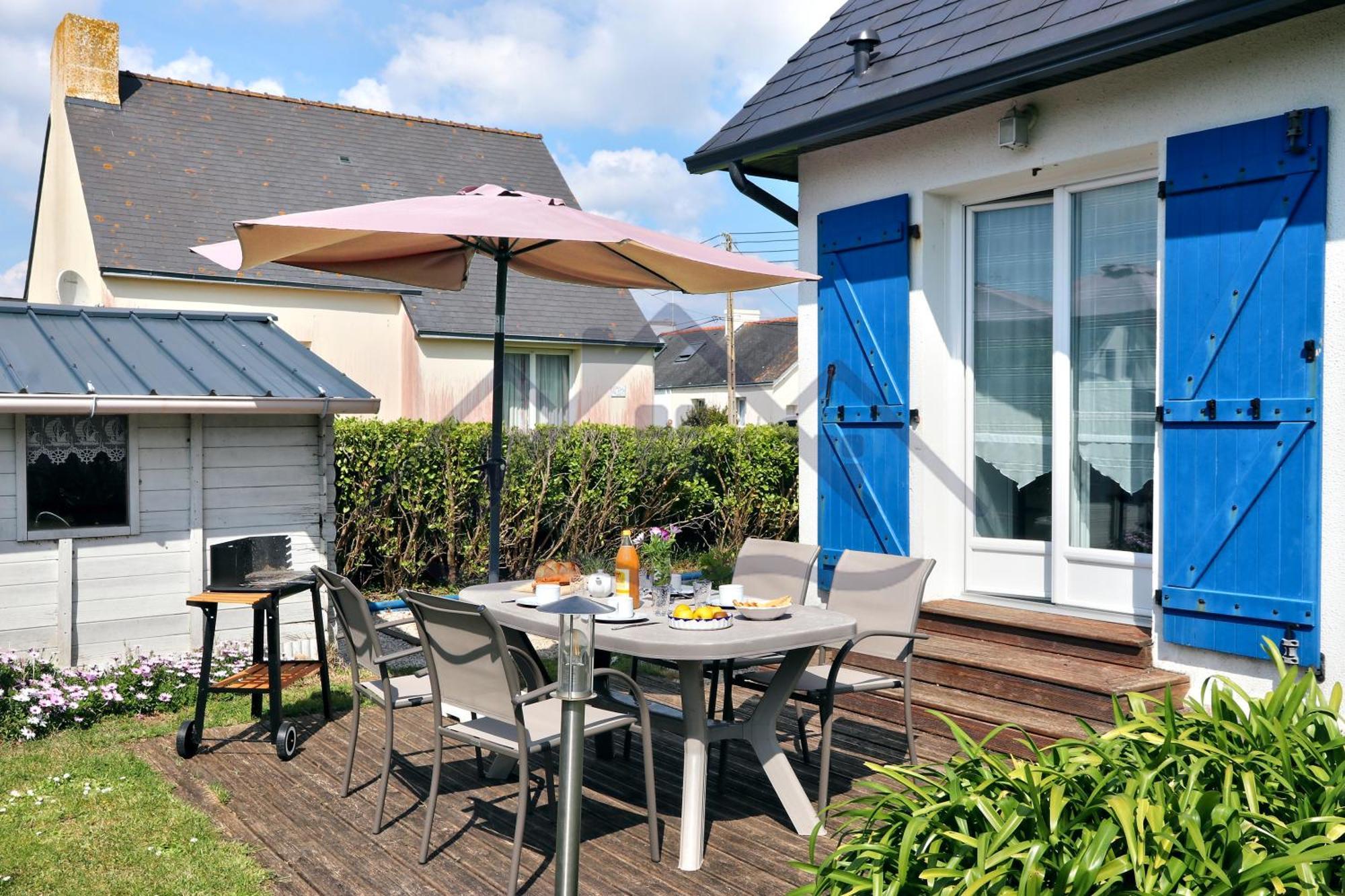 Localise - M3B - Souvenir Du Guil - Maison De Plain-Pied Avec Jardin Clos Au Guilvinec - Tout A Pied, Plages, Port, Centre, Commerces, Marche - Wif Inclus - Linge De Lit Inclus - Animaux Bienvenus Zewnętrze zdjęcie
